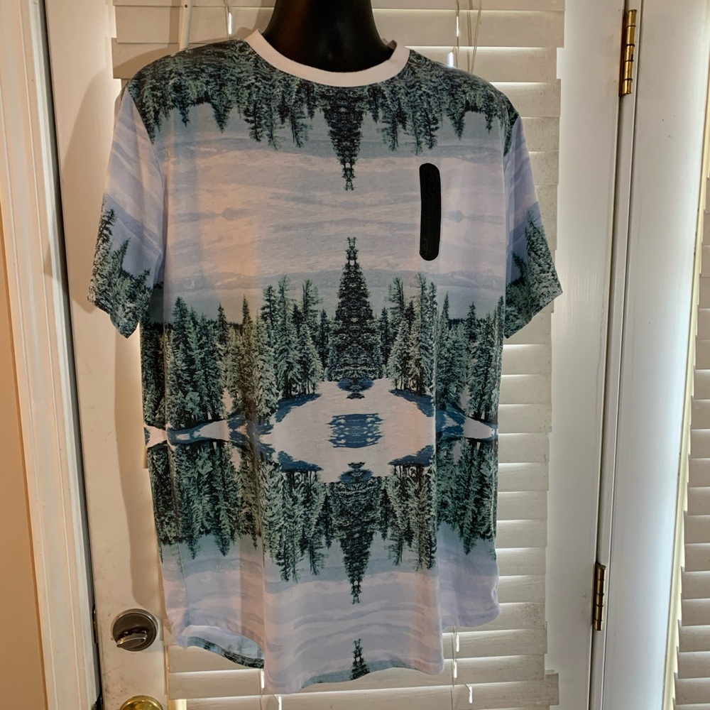 ALL GOOD trees T-shirt XL with pocket